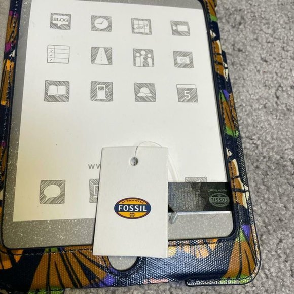 Fossil Authentic Fossil SHORT Live Vintage TABLET Cover BLUE MULTI SL4345403 - Picture 5 of 8